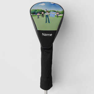 Pilot Aviation Industry Golfer at golf  Golf Head Cover