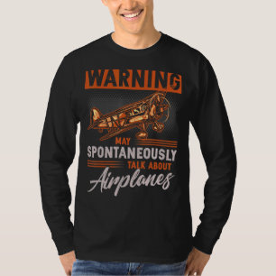 Pilot Aviation Jet Fighter Aeroplane Plane T-Shirt