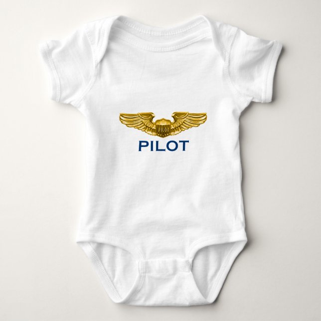 Pilot Baby Bodysuit (Front)