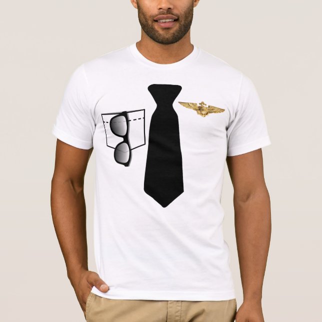 PILOT CAPTAIN COSTUME T-SHIRTS (Front)