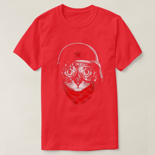 Pilot Cat  T-Shirt (Design Front)