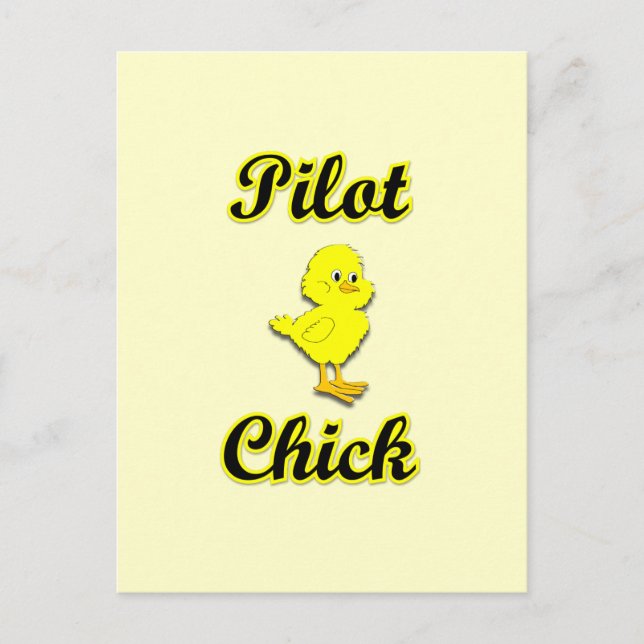 Pilot Chick Postcard (Front)