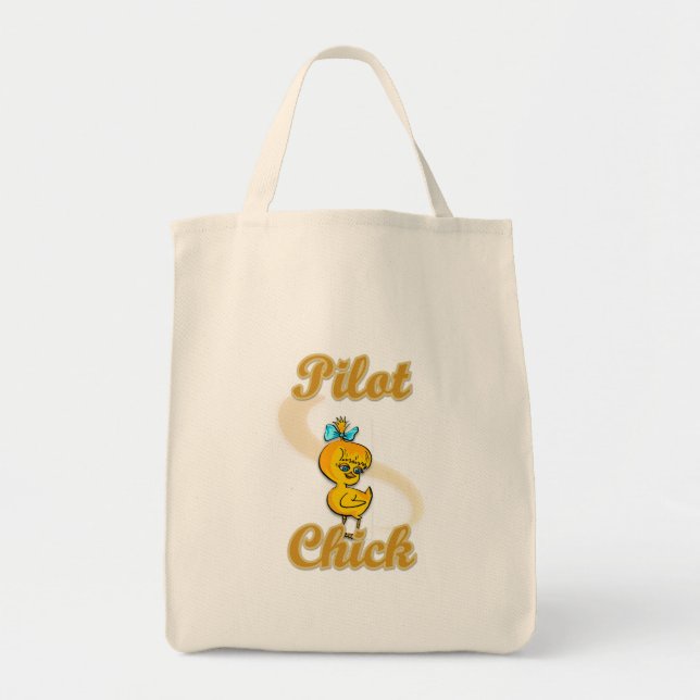 Pilot Chick Tote Bag (Front)