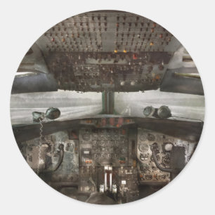 Pilot - Cockpit - We need a pilot or two Classic Round Sticker