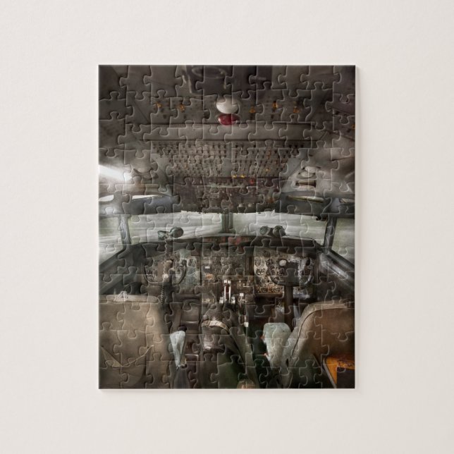 Pilot - Cockpit - We need a pilot or two Jigsaw Puzzle (Vertical)