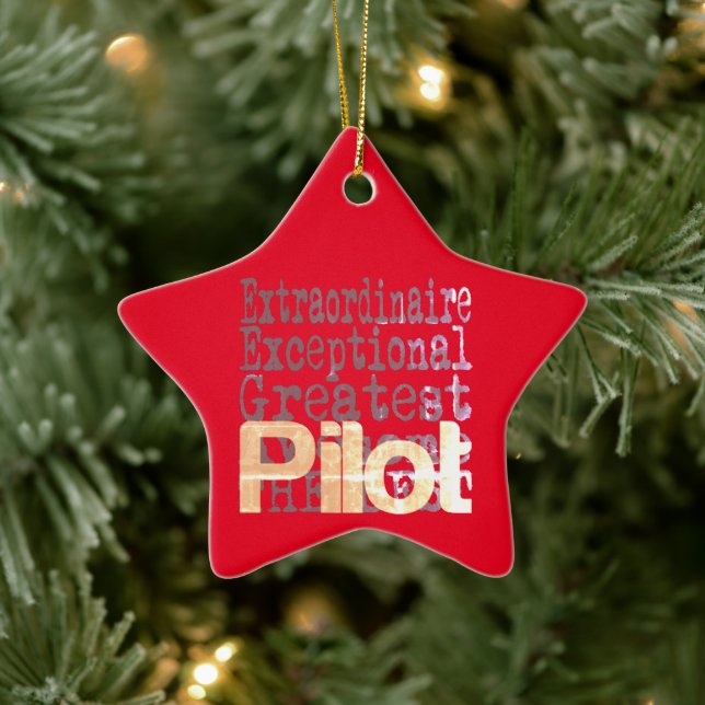Pilot Extraordinaire Ceramic Tree Decoration (Tree)