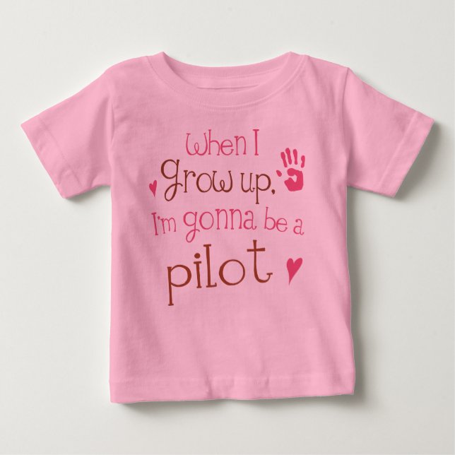 Pilot (Future) Infant Baby T-Shirt (Front)