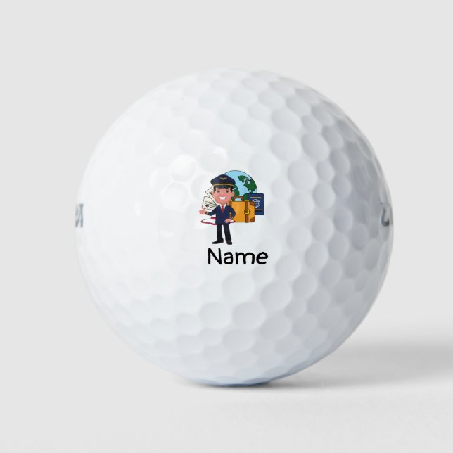 Pilot golfer golf balls (Front)