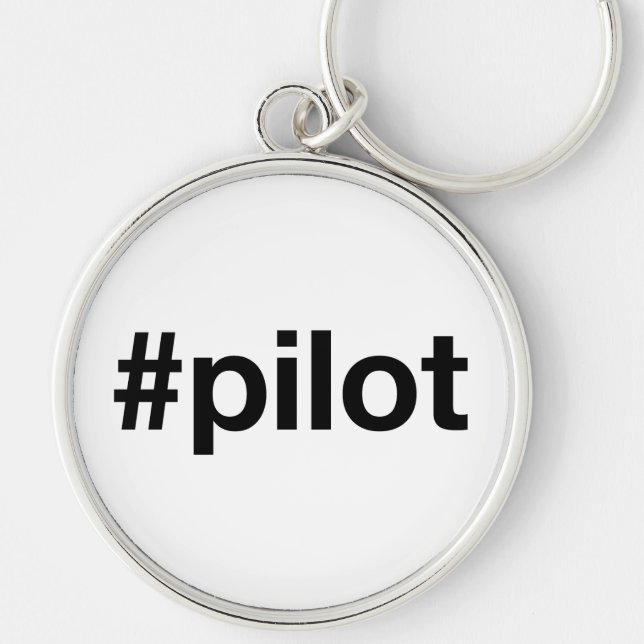 PILOT Hashtag Key Ring (Front)