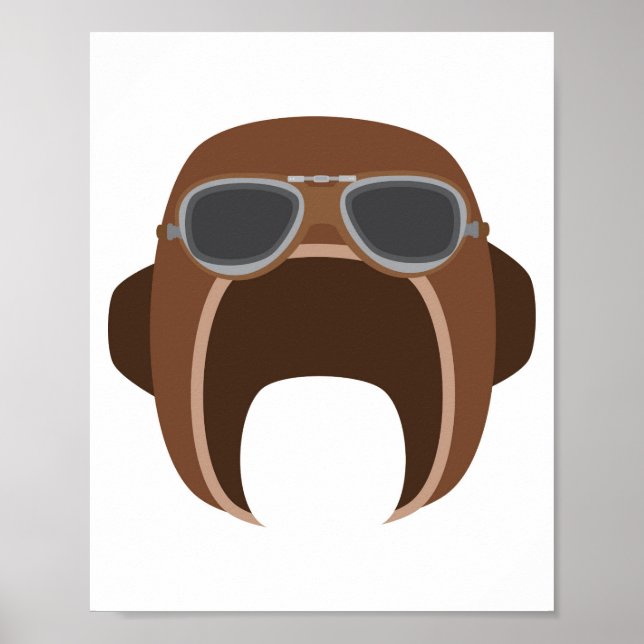 Pilot Helmet Poster (Front)