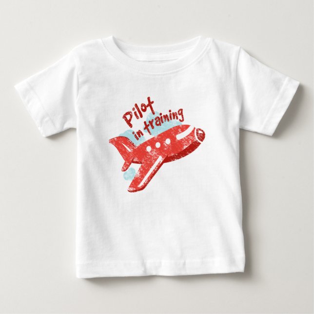 Pilot in Training Baby T-Shirt (Front)