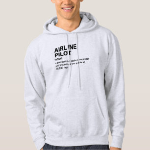 Pilot Job Definition Hoodie – Aviation Funny Gift