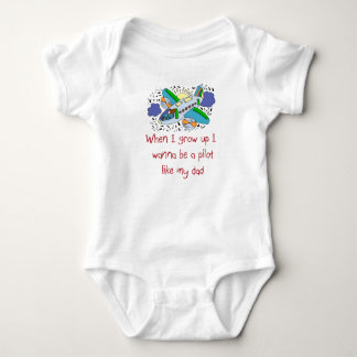Pilot like my Dad baby t-shirt Bodysuit