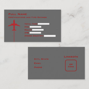 Pilot Micro Resume Business Card