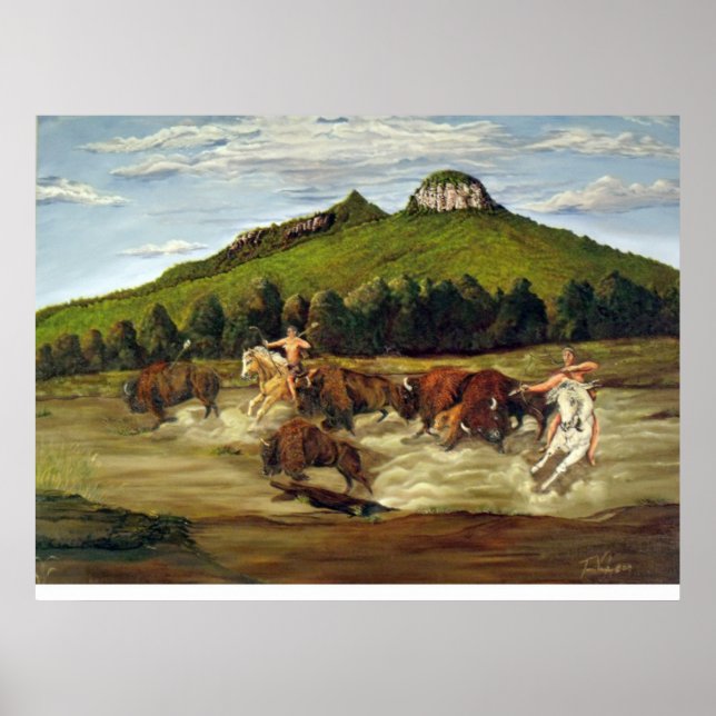 Pilot Mountain Hunt Poster (Front)