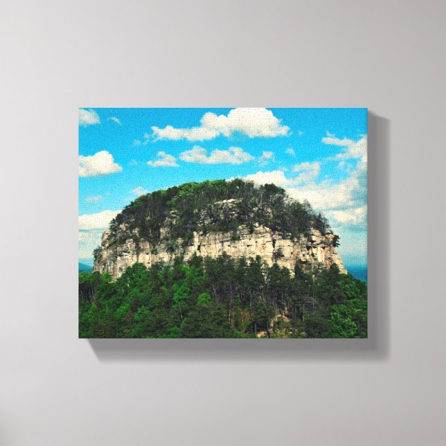 Pilot Mountain, NC Canvas Print (Front)