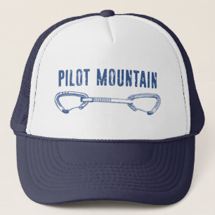 Pilot Mountain North Carolina Climbing Quickdraw Trucker Hat