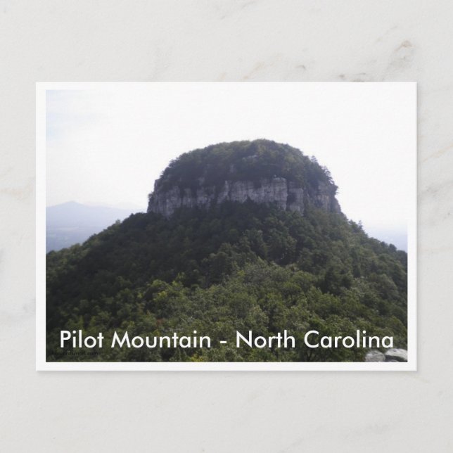 Pilot Mountain - North Carolina Postcard (Front)