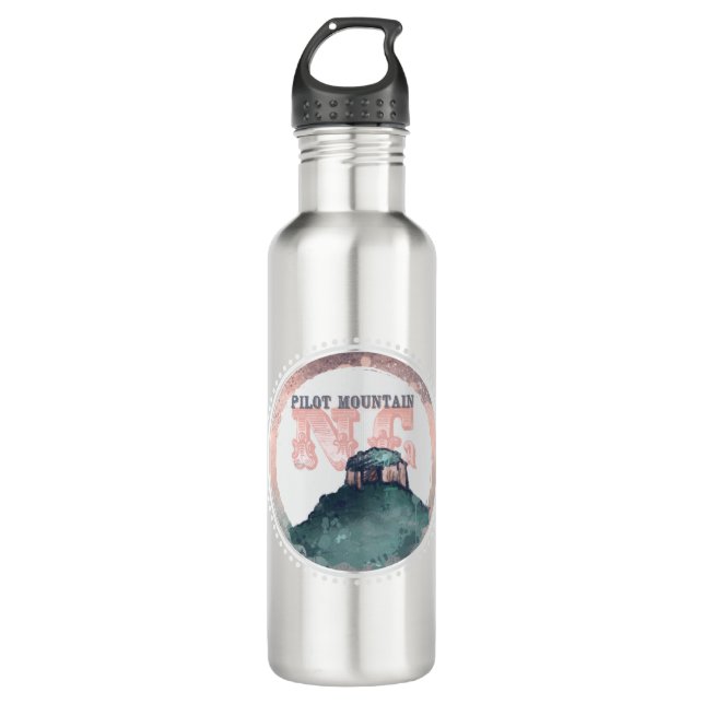 Pilot Mountain North Carolina State Park Hiker 710 Ml Water Bottle (Front)