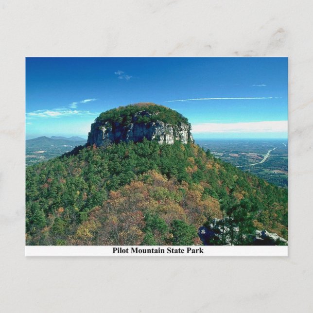 Pilot Mountain Postcard (Front)