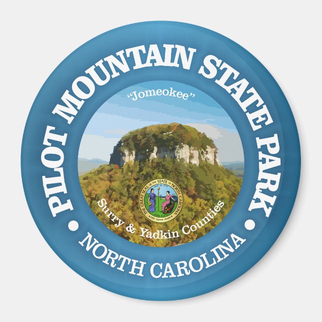 Pilot Mountain SP Magnet (Front)