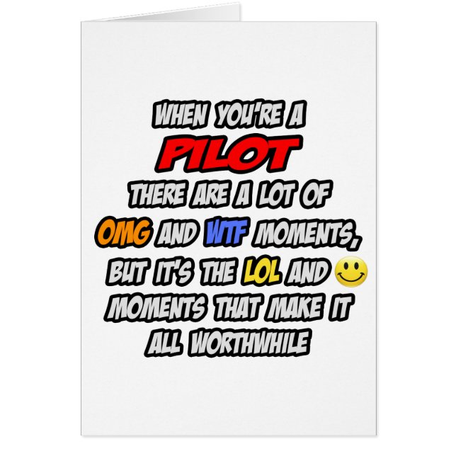 Pilot .. OMG WTF LOL (Front)