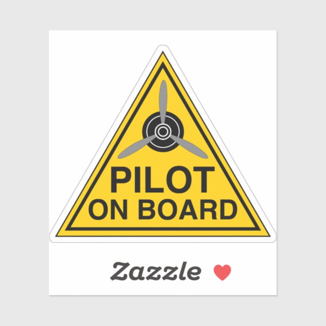 Pilot on Board sign (Sheet)