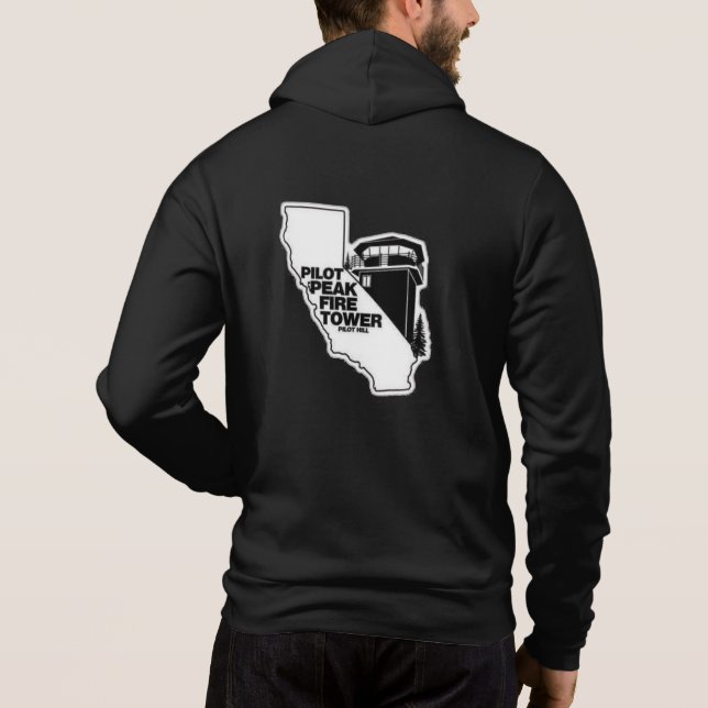 Pilot Peak Zip Up Hoodie (Back)