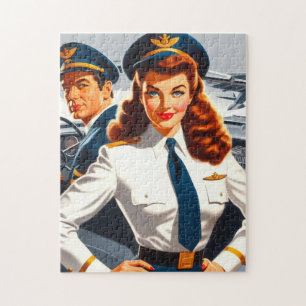 Pilot Pin-up Jigsaw Puzzle