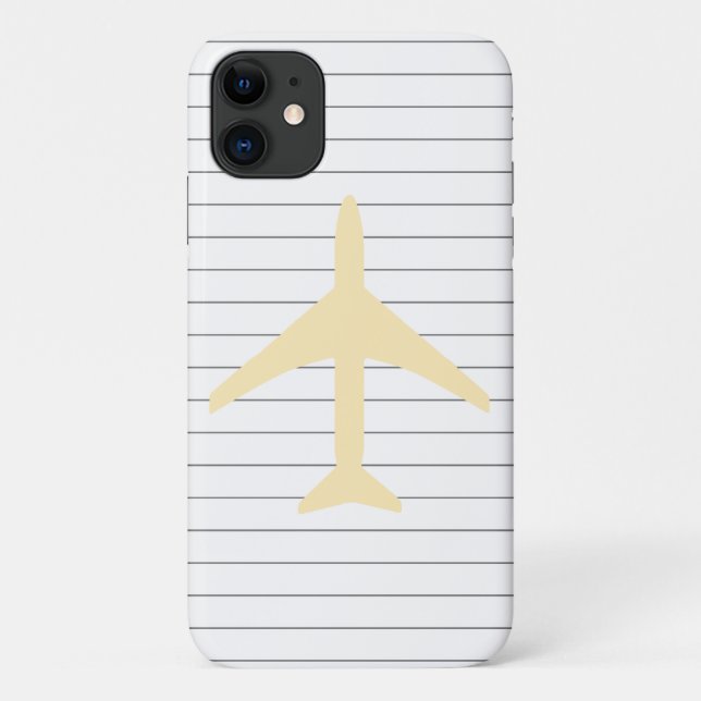 Pilot Plane Aviation Flying iPhone 11 Case (Back)
