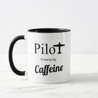 Pilot Powered by Caffeine Mug