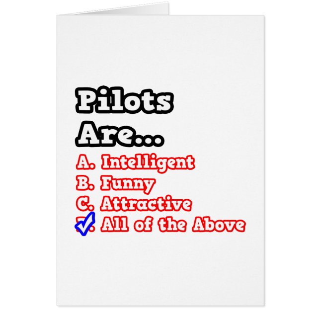 Pilot Quiz...Joke (Front)