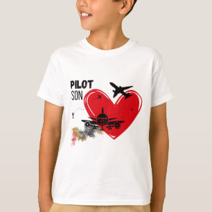"PILOT SON – Proud Son Ready to Soar T-Shirt" T-Shirt