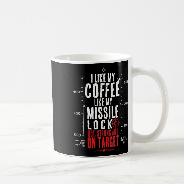 Pilot Videogame Missile Lock Gamer Coffee Drinker  Mug (Right)