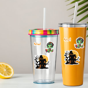 Pilot Zombie flying Aeroplane House Funny Hallowee