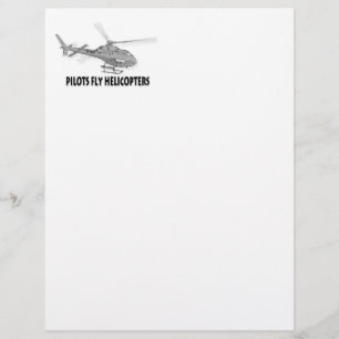 Pilots fly helicopters