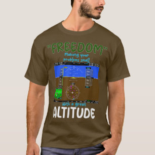 Pilots motivation, aviation quotes Positive Altitu T-Shirt