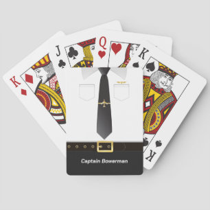 Pilots Uniform Personalised Aviator Playing Cards