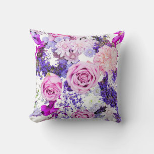 Pilow With Flowers Cushion