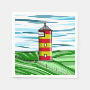 Pilsum Lighthouse Napkins