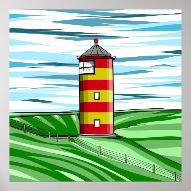 Pilsum Lighthouse Poster (Front)