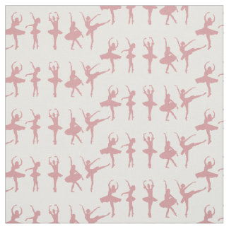 Pima Cotton Pink Ballerinas Craft Sewing Fabric