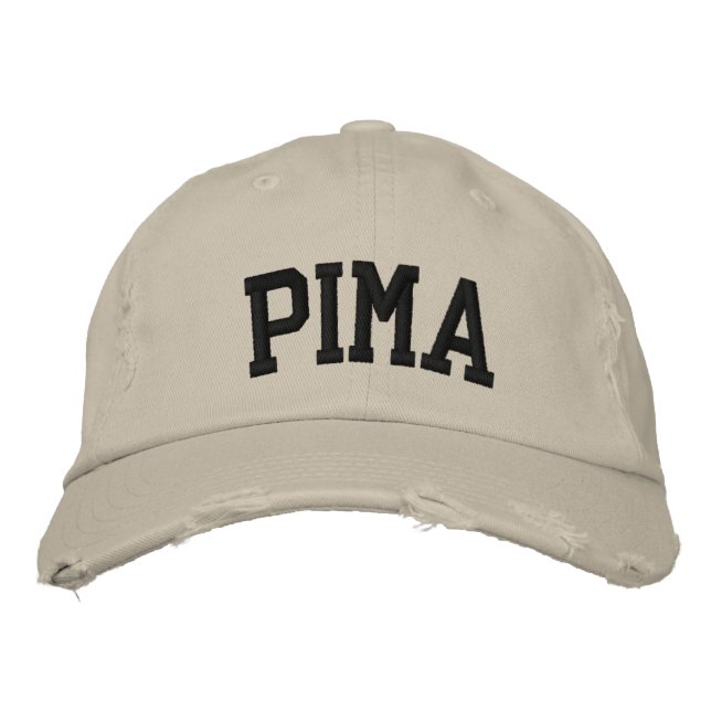 Pima Embroidered Hat (Front)