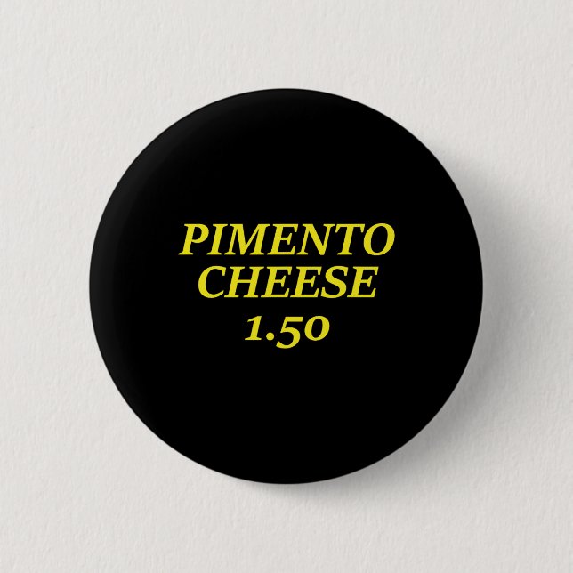 Pimento Cheese Golf Dad  6 Cm Round Badge (Front)