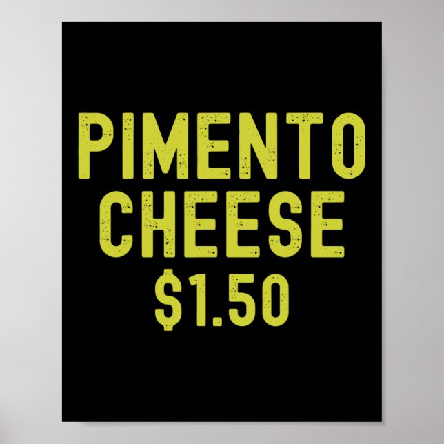 Pimento Cheese Golf Dad Master Golf Players August Poster (Front)