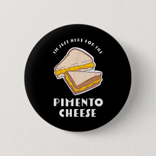 Pimento Cheese Sandwich - Funny Master Golfers  6 Cm Round Badge