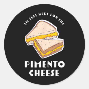 Pimento Cheese Sandwich - Funny Master Golfers  Classic Round Sticker