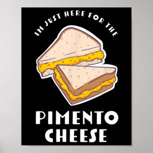 Pimento Cheese Sandwich - Funny Master Golfers  Poster
