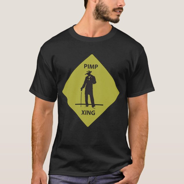 Pimp Xing Dark T-Shirt (Front)
