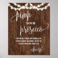 Pimp your Prosecco Western Bridal Shower Wedding